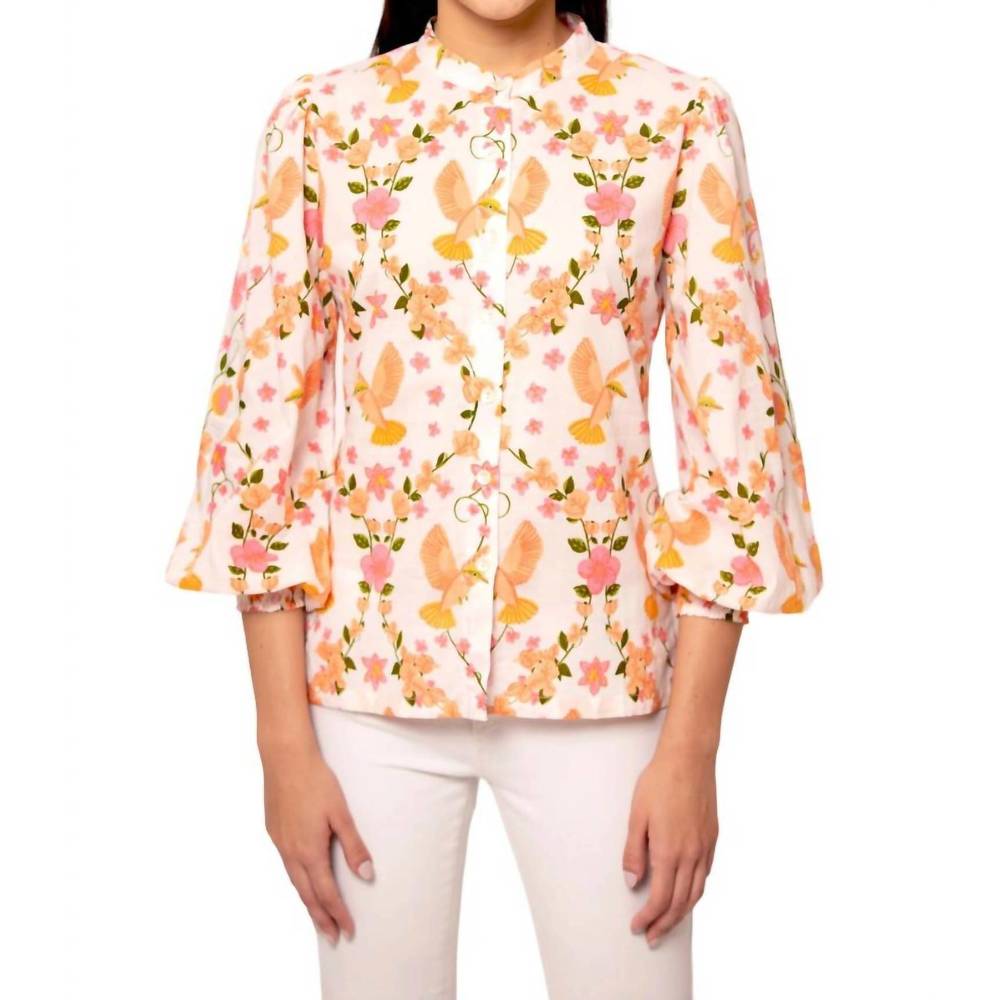 NEW BEYOND BY VERA chiara top in veranda peach